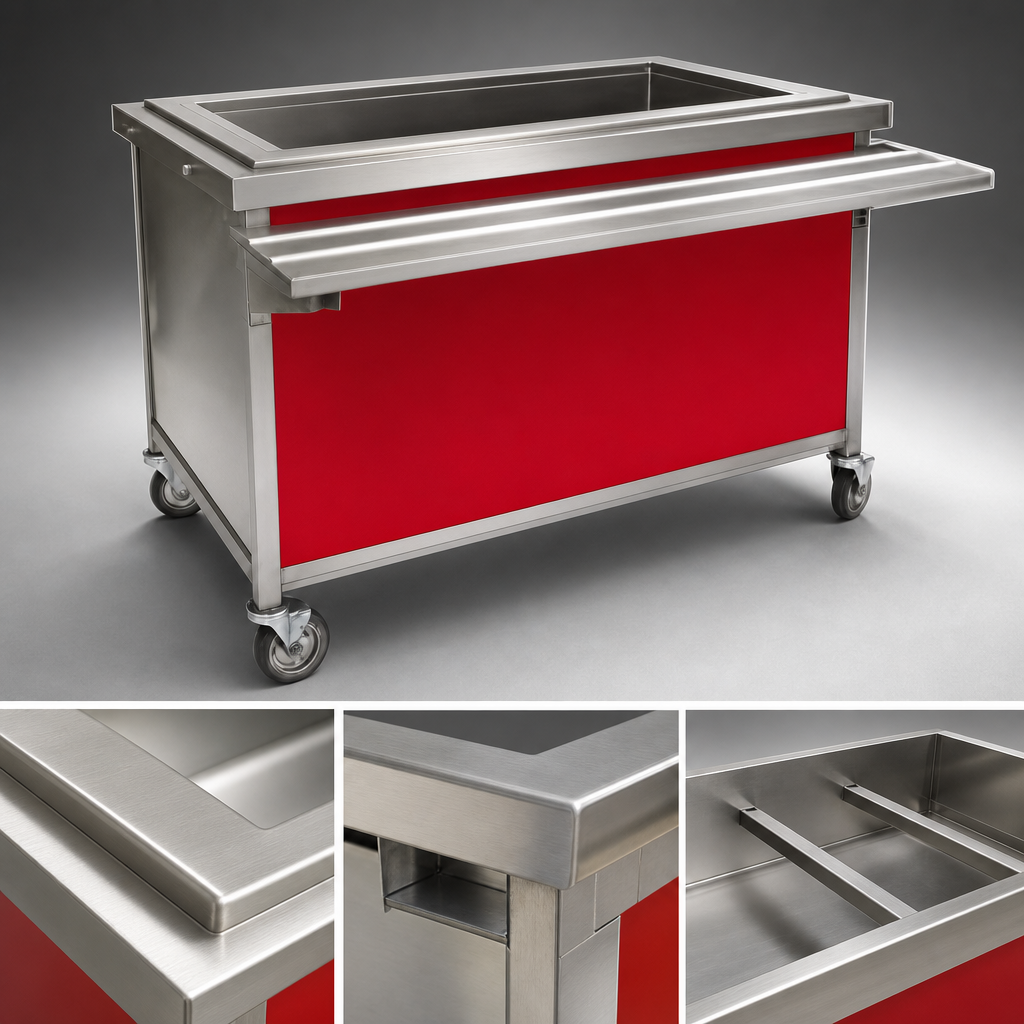 16 Gauge 304 Stainless Steel Top