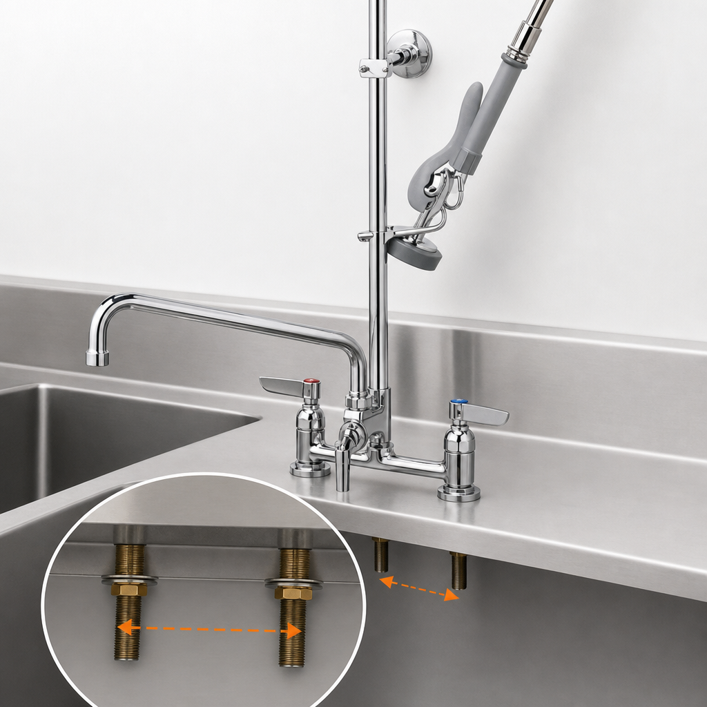 Deck-Mount Adjustable Centers