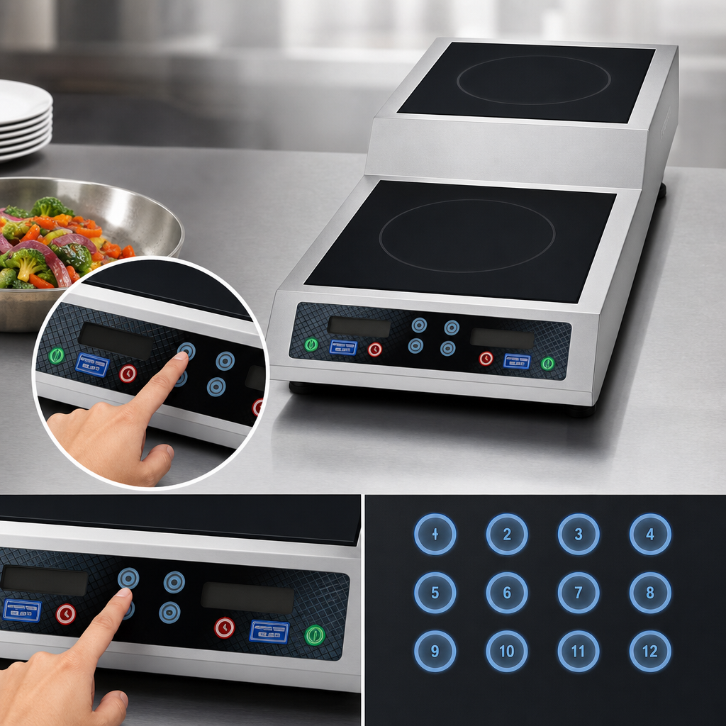 Touch Controls with 12 Temperature Settings