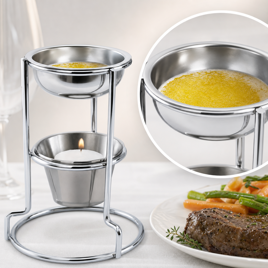 3 Oz Stainless Steel Butter Cup