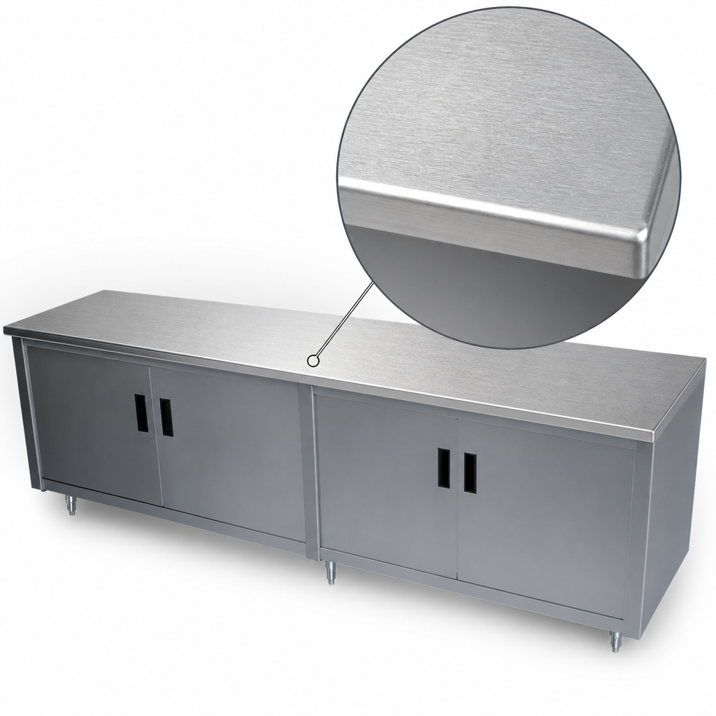 14 Gauge 304 Stainless Steel Top
