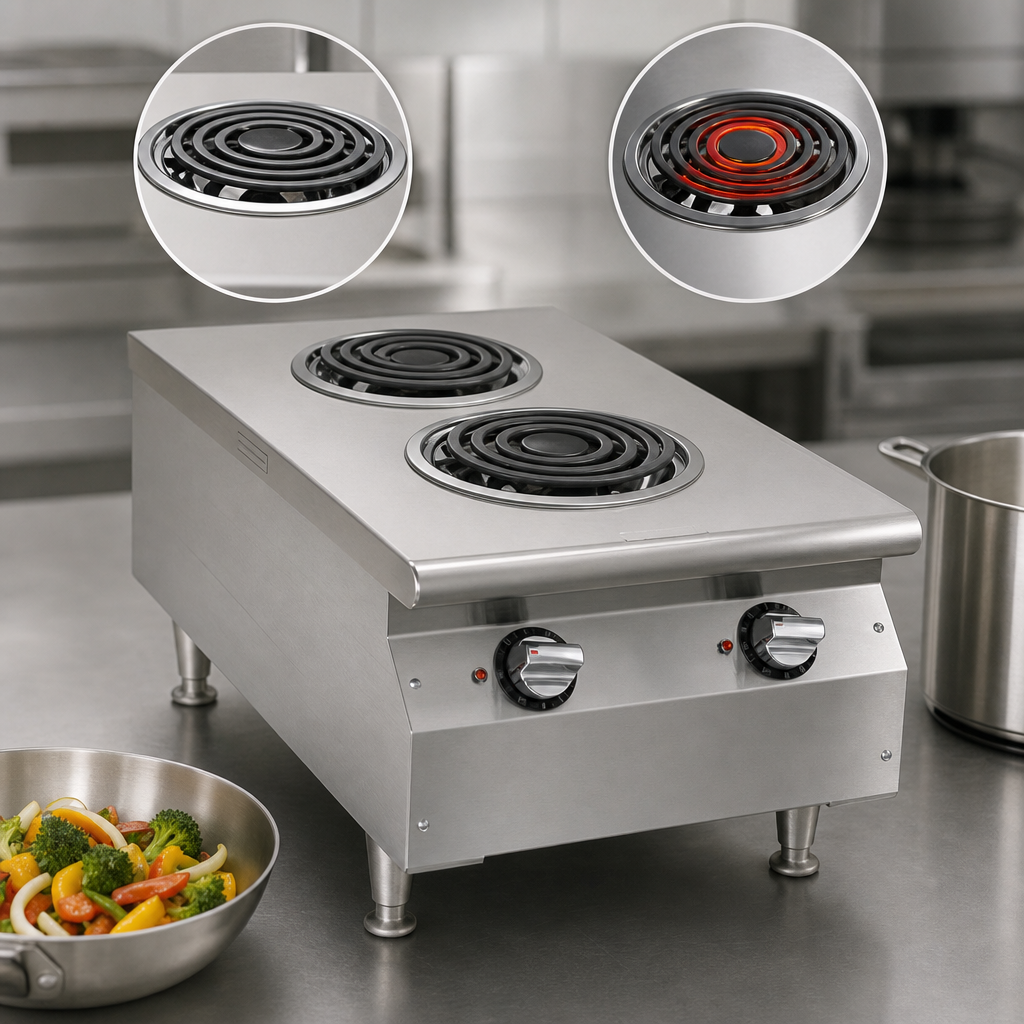 Flat Spiral Element Burners