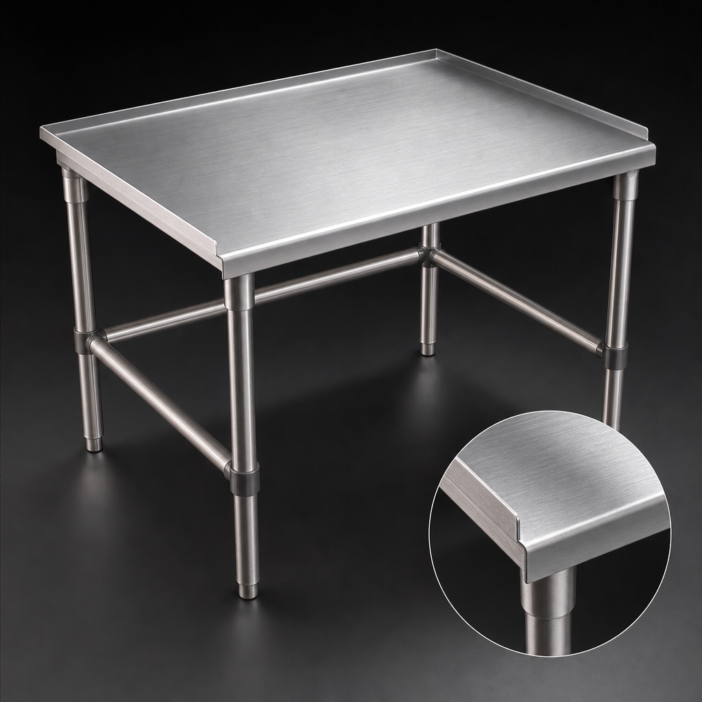 16-Gauge Stainless Steel Top