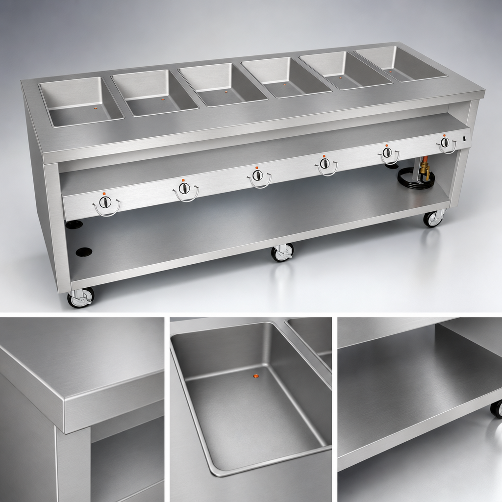 Heavy-Duty Stainless Steel Construction