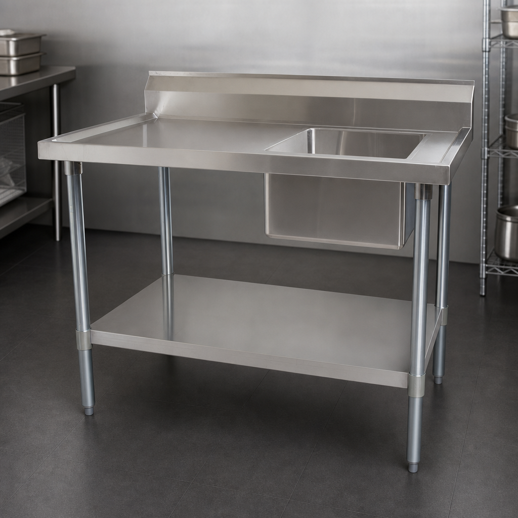 Right-Side Prep Sink