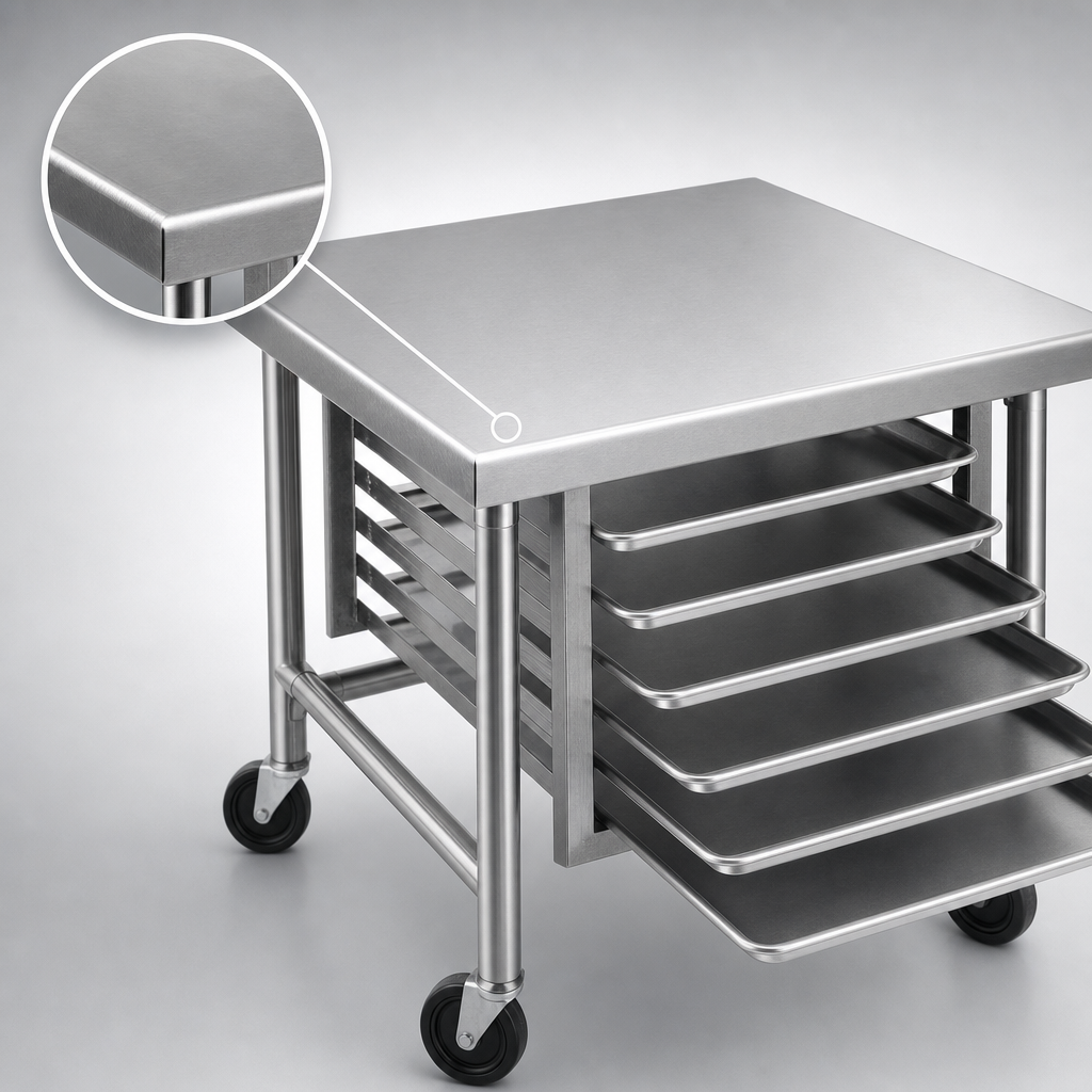 14-Gauge 304 Stainless Steel Top