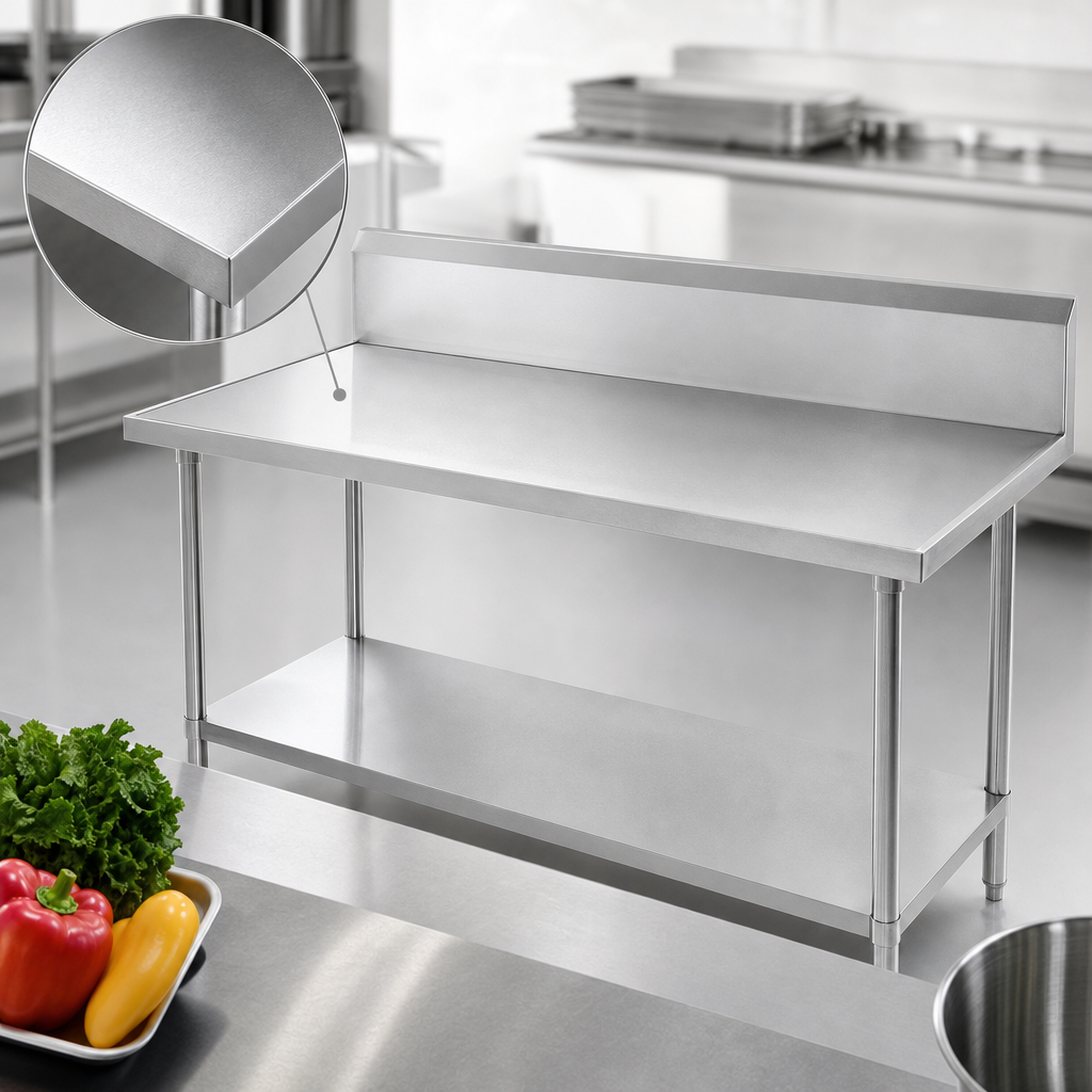 14 Gauge 304 Stainless Steel Top