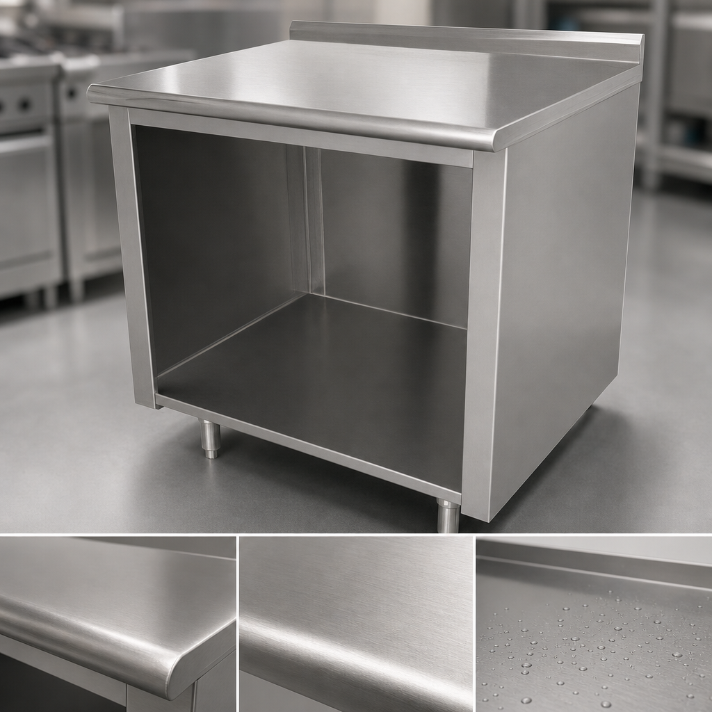 14-Gauge 304 Stainless Steel Top