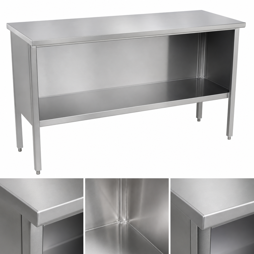 14-Gauge Stainless Steel Flat Top