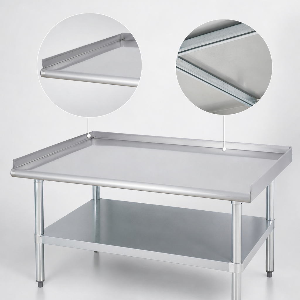 Reinforced Stainless Steel Top