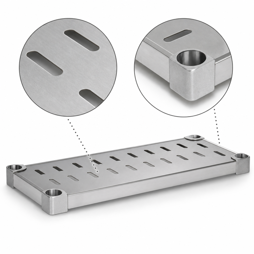 Louvered Die-Stamped Top