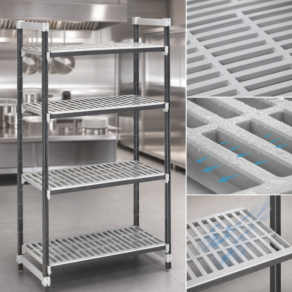 Vented Reinforced Shelf Plates