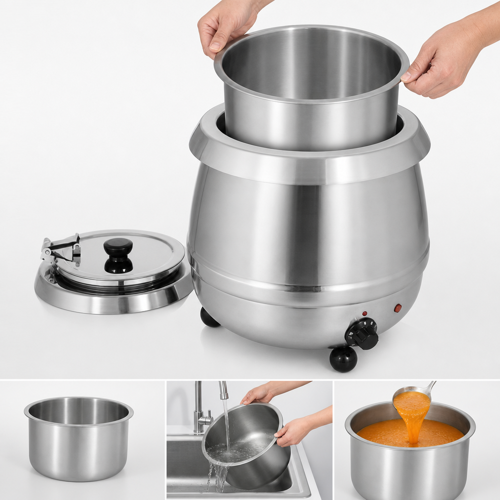 Removable Stainless Steel Inner Pot