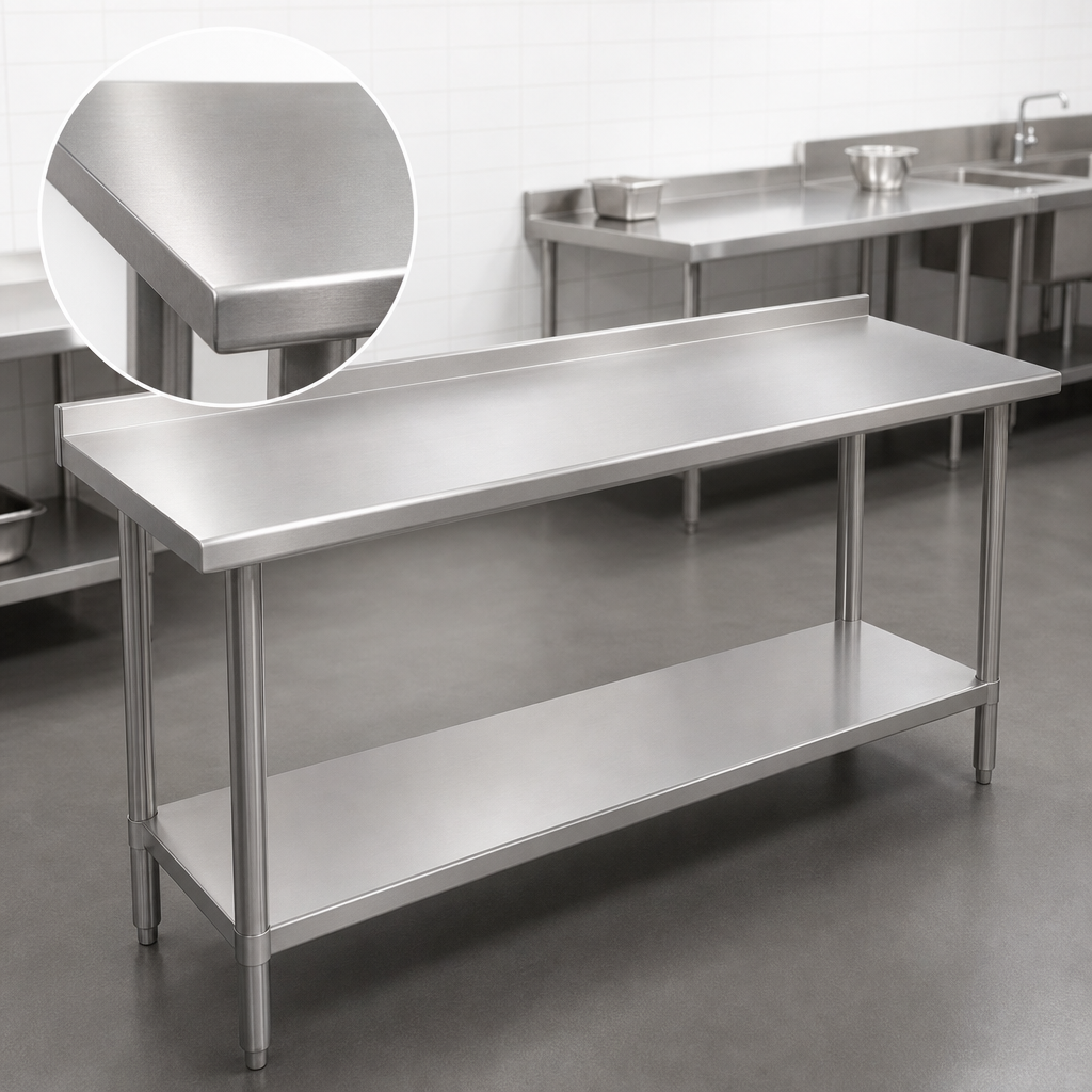 14 Gauge 300 Series Stainless Steel Top