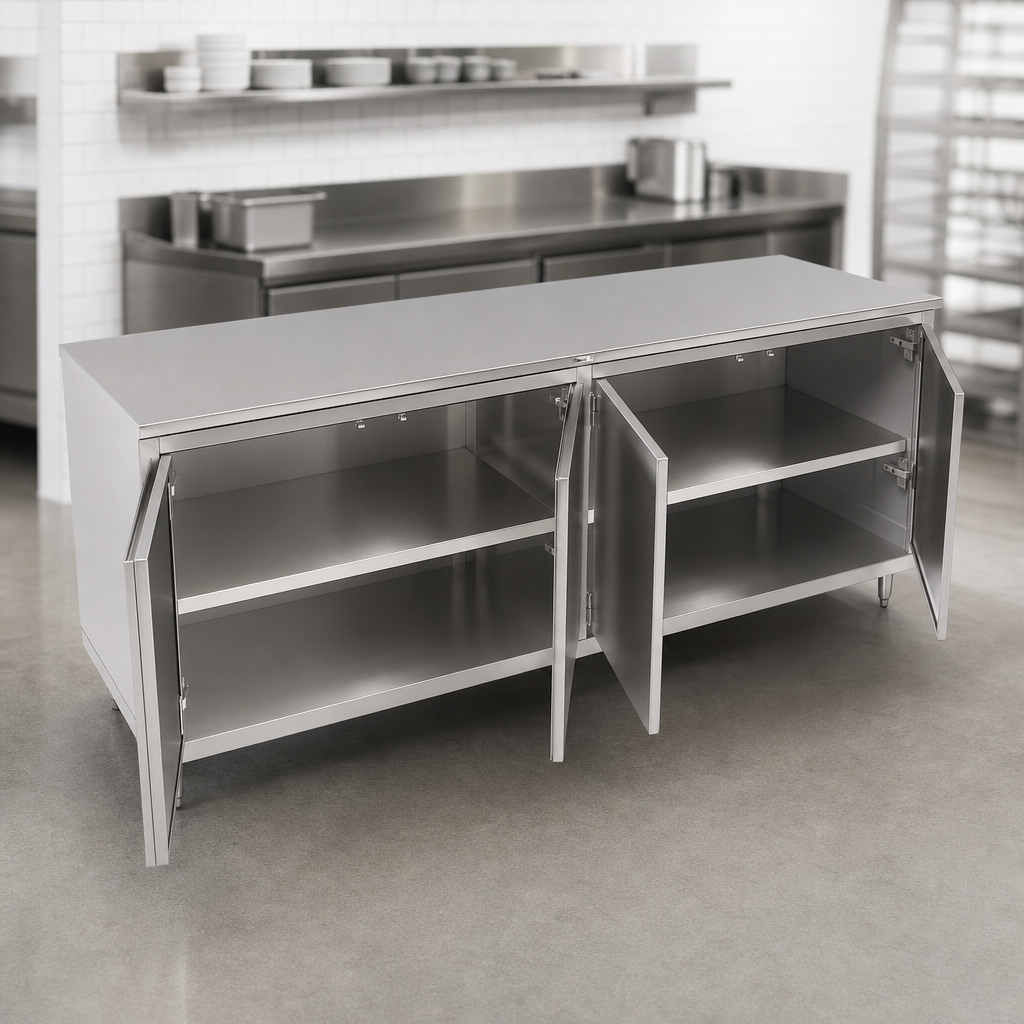 Cabinet Base With Hinged Doors