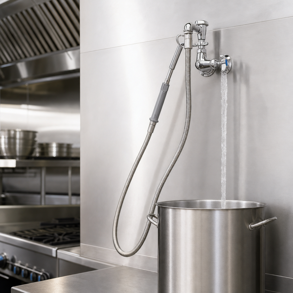 Wall-Mount Pot and Kettle Filler