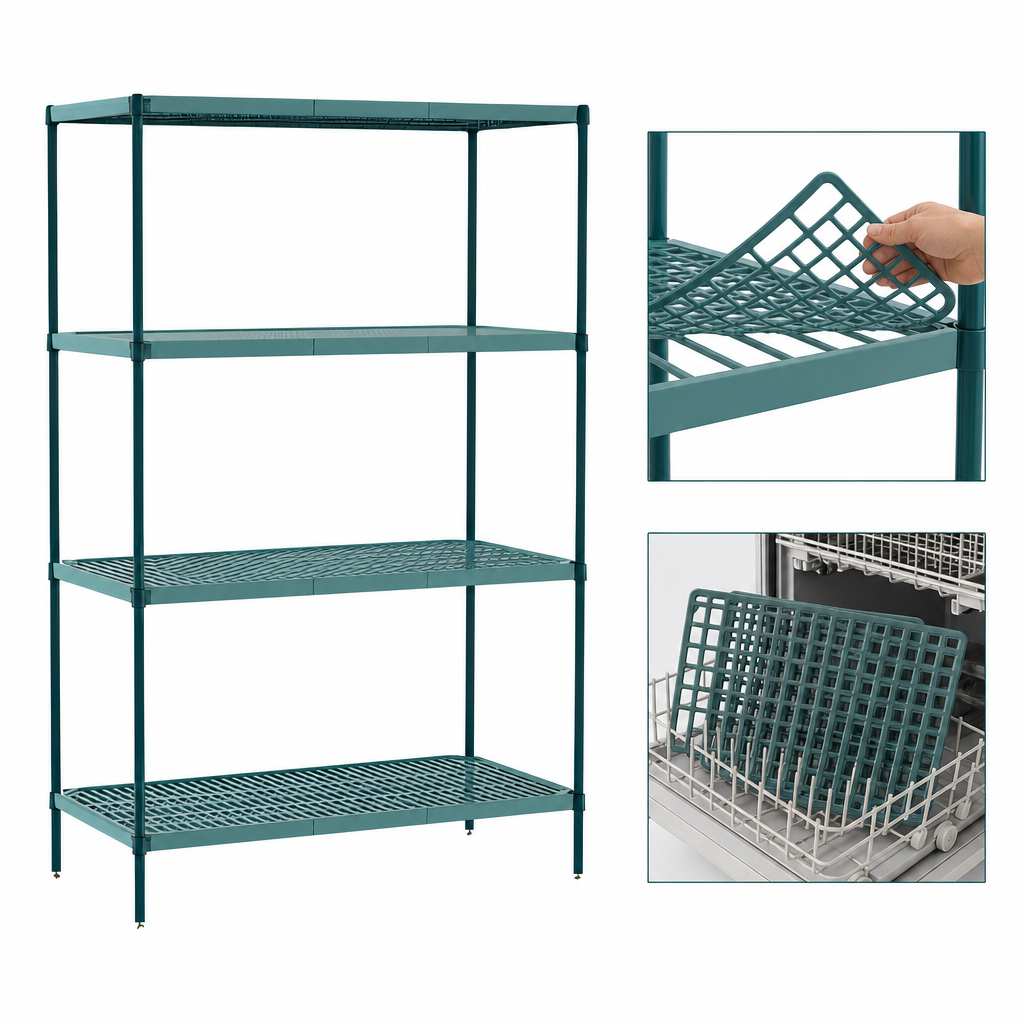Removable Polymer Shelf Mats