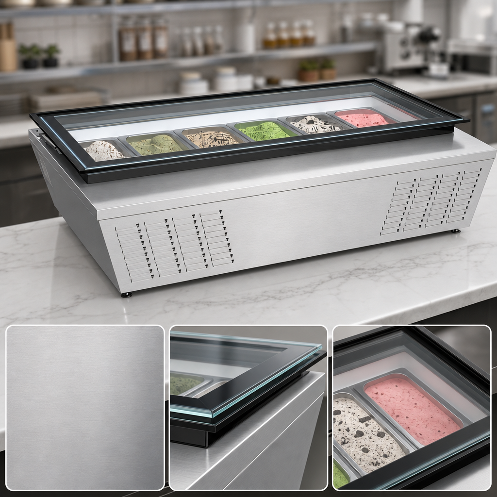 Stainless Steel And Double-Tempered Glass Construction