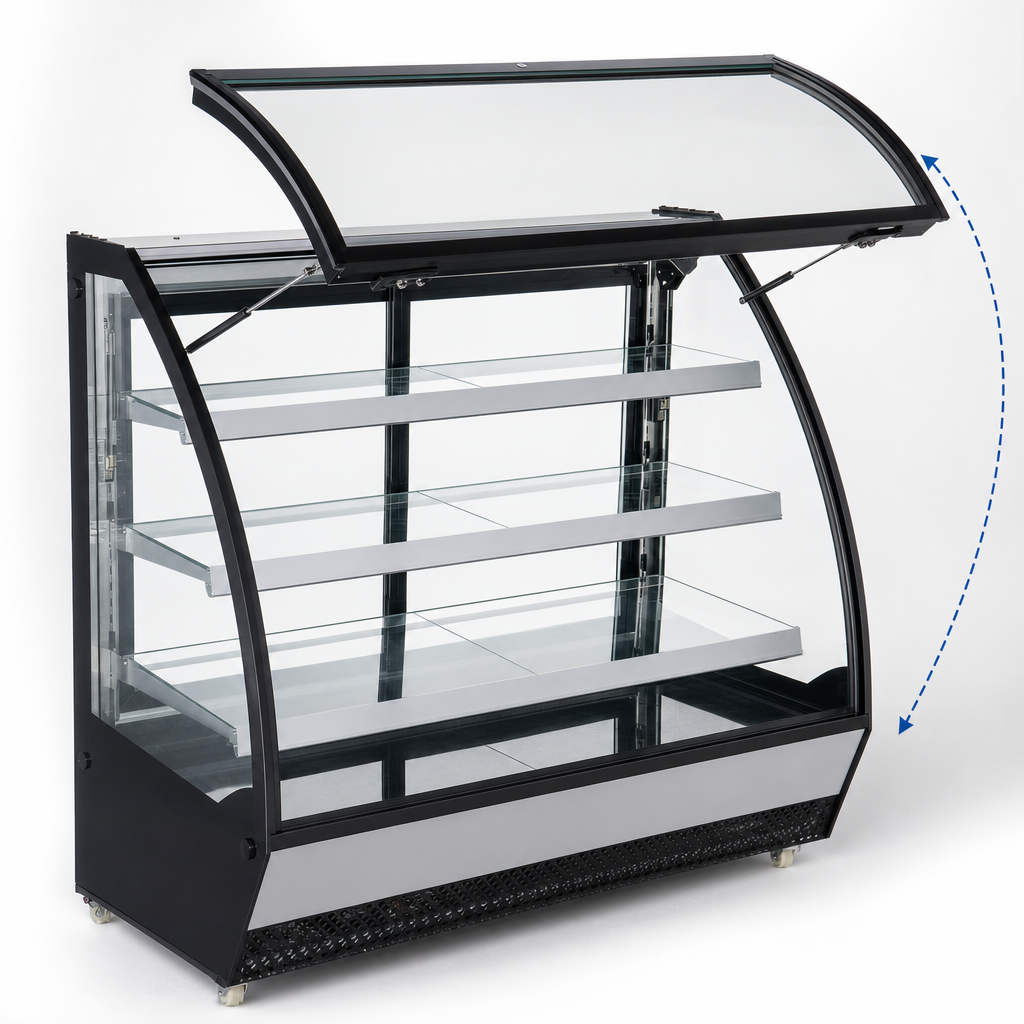 Curved Lift-Up Front Glass