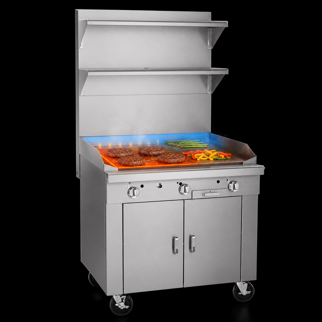 High-Heat Cooking Zone