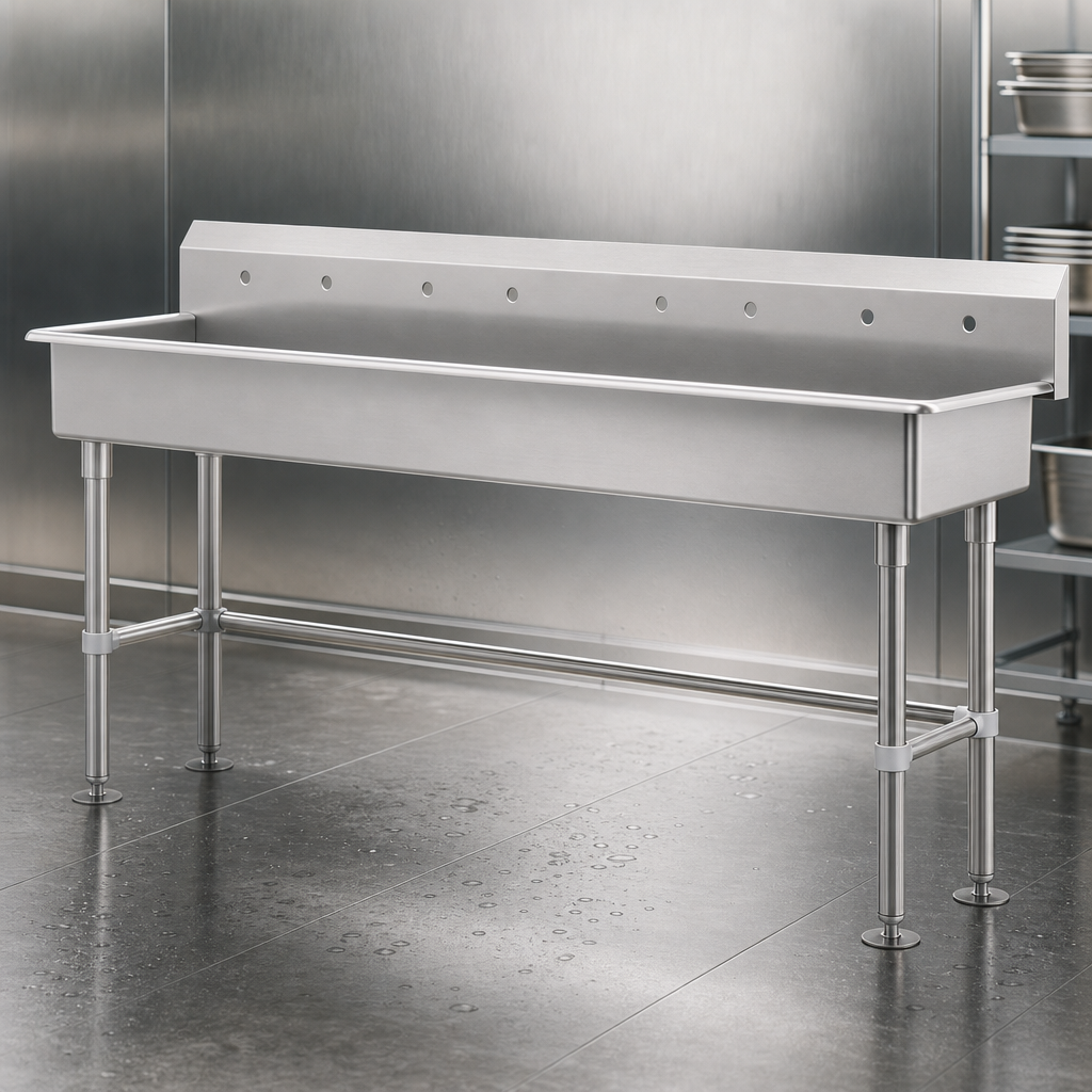 14-Gauge 304 Stainless Steel Construction