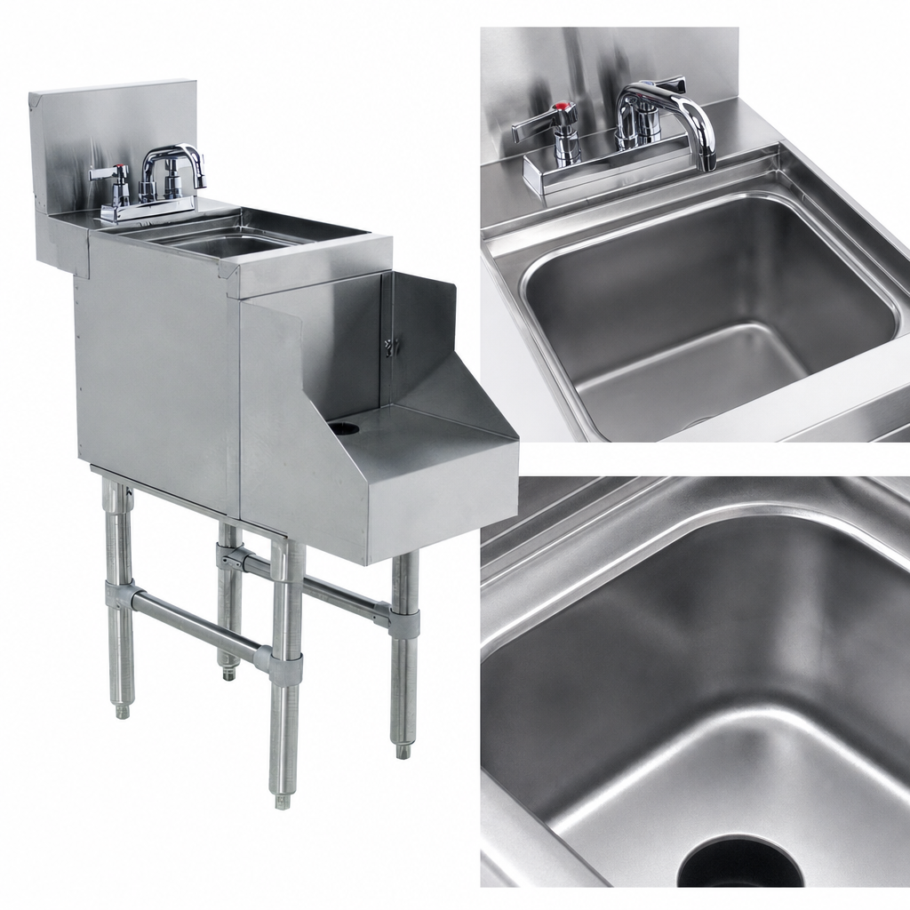 Recessed Deep Drawn Sink