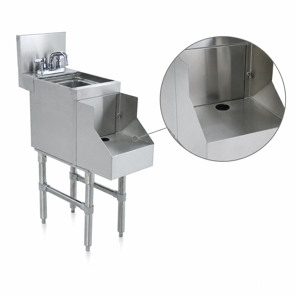 Blender Shelf With Grommet Hole