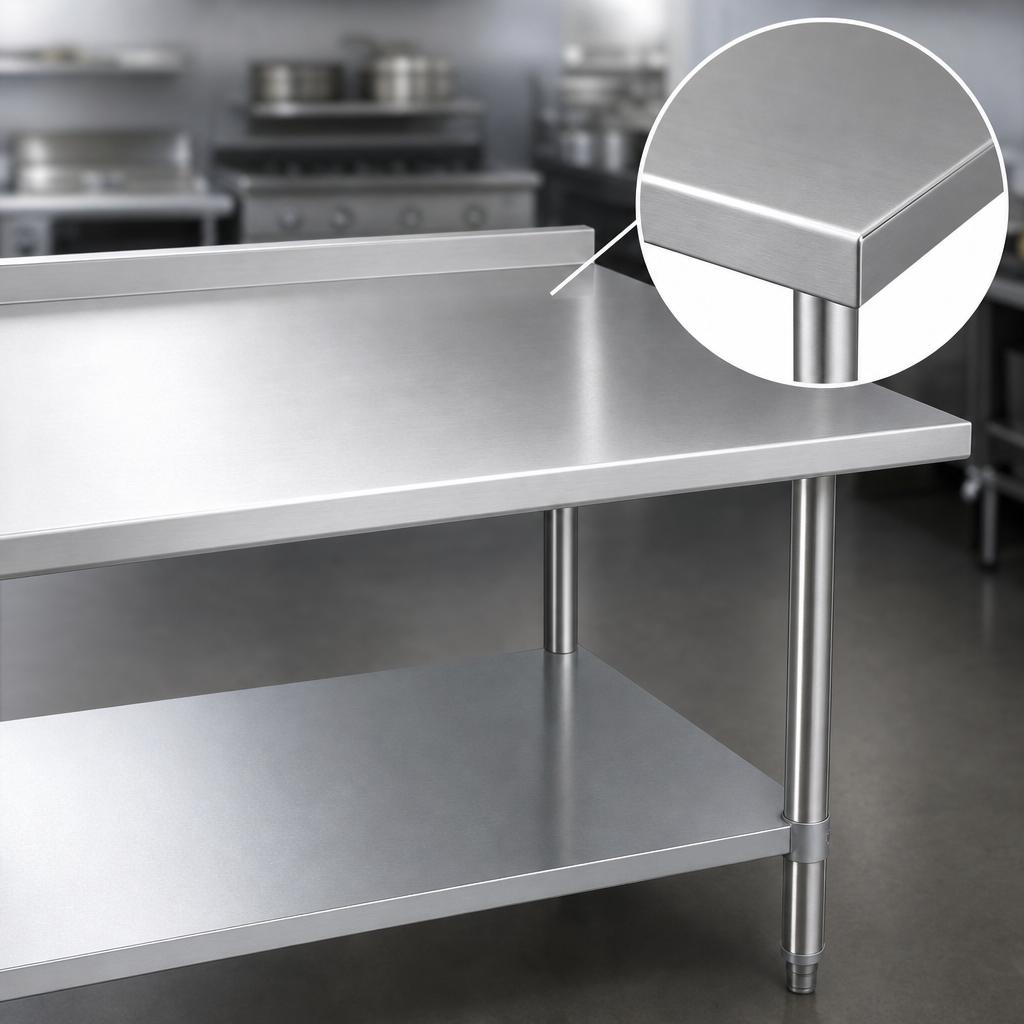 16-Gauge 400 Series Stainless Steel Top