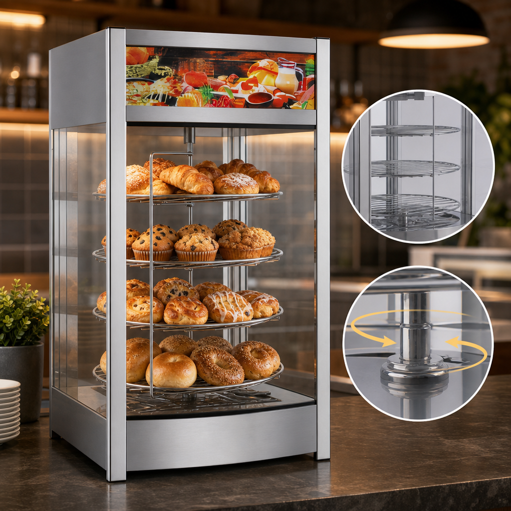 4-Tier Rotating Rack