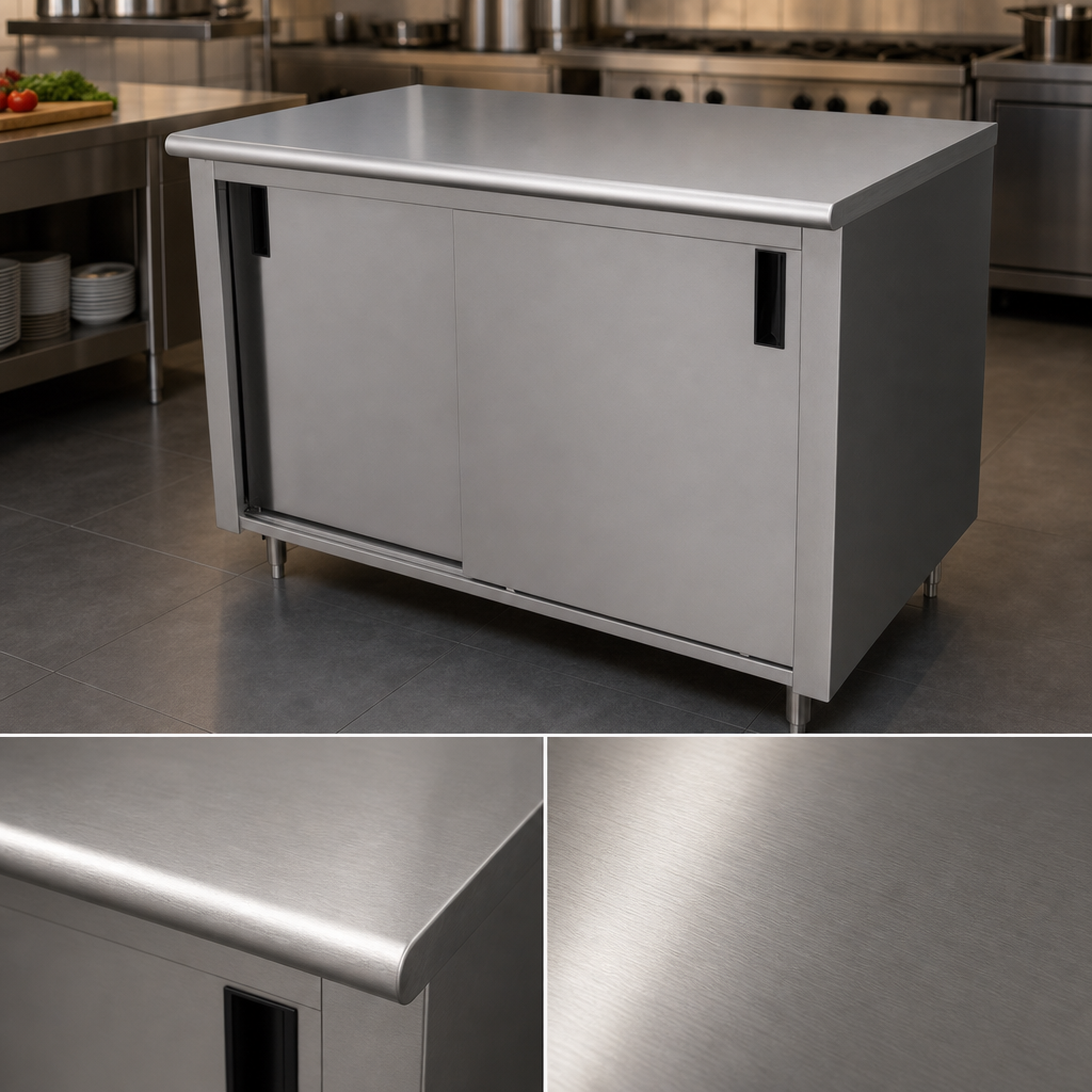 14-Gauge 304 Stainless Steel Top
