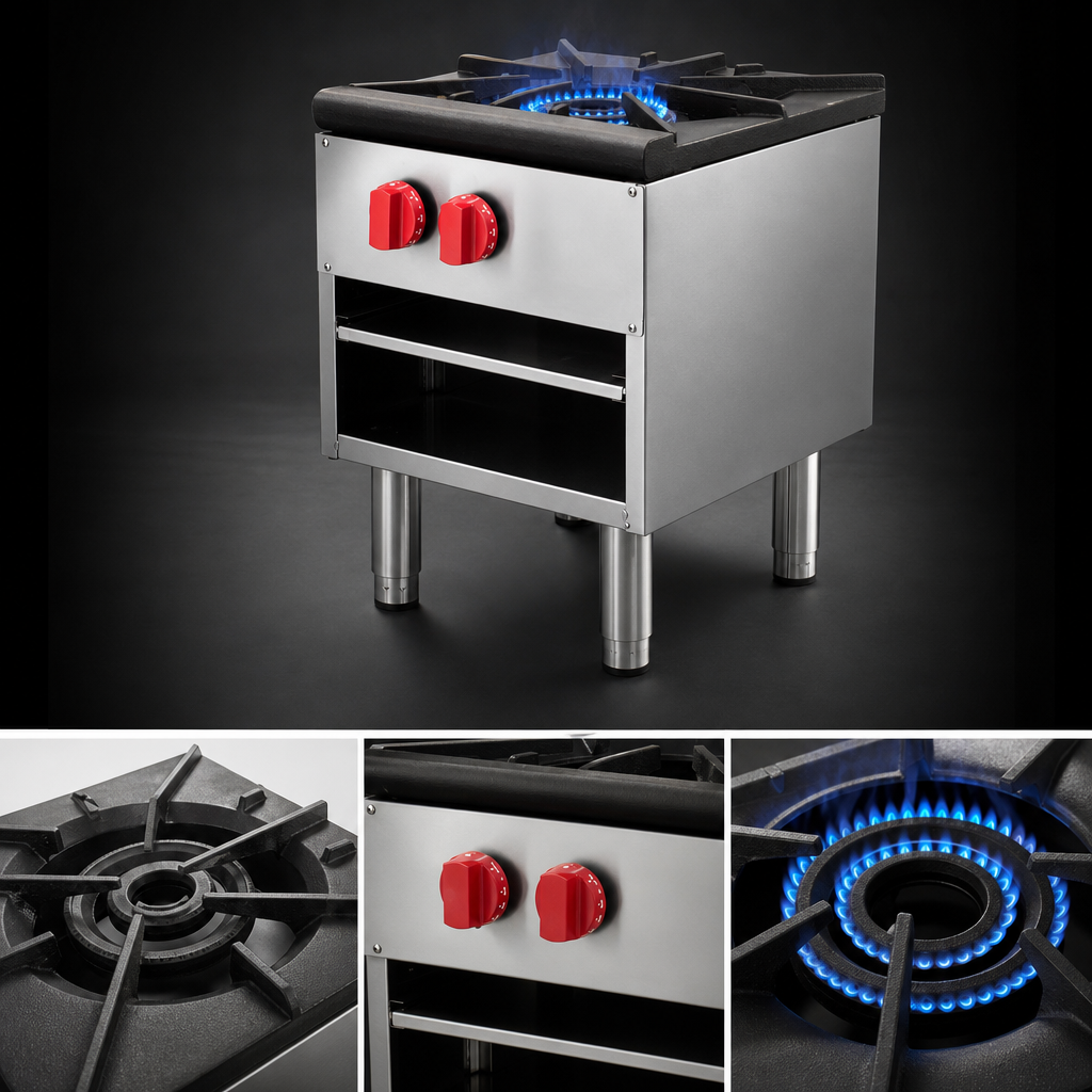 3-Ring Cast Iron Burner