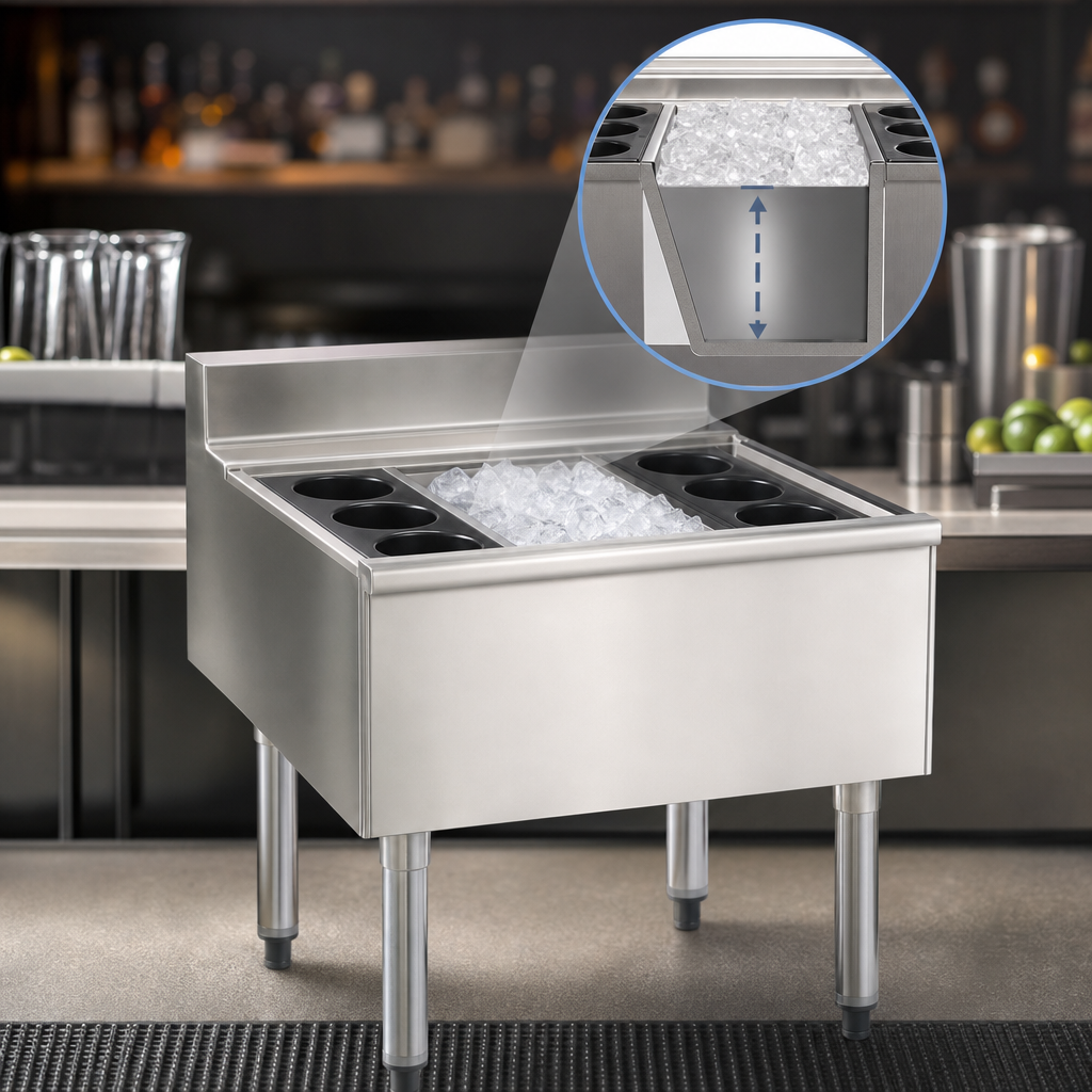 8-Inch Deep Insulated Ice Bin