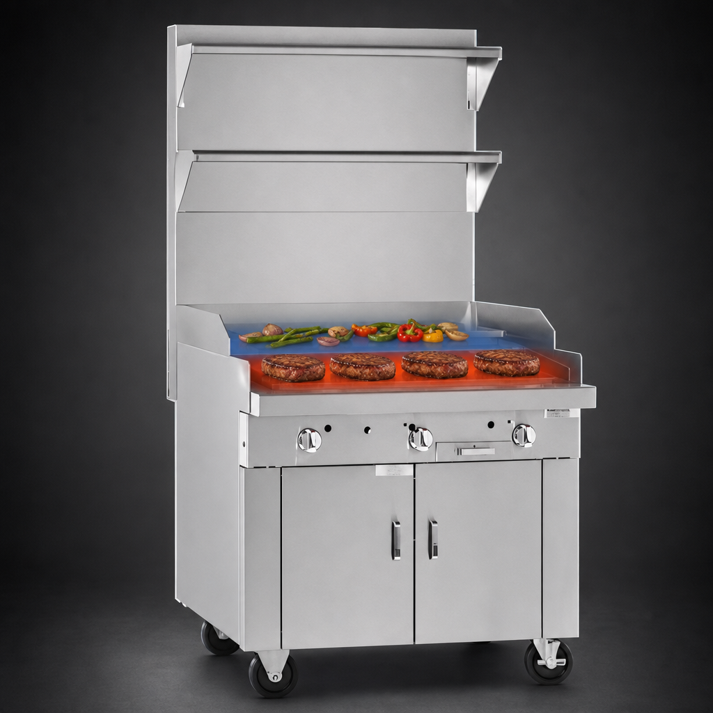 High-Heat Cooking Zones