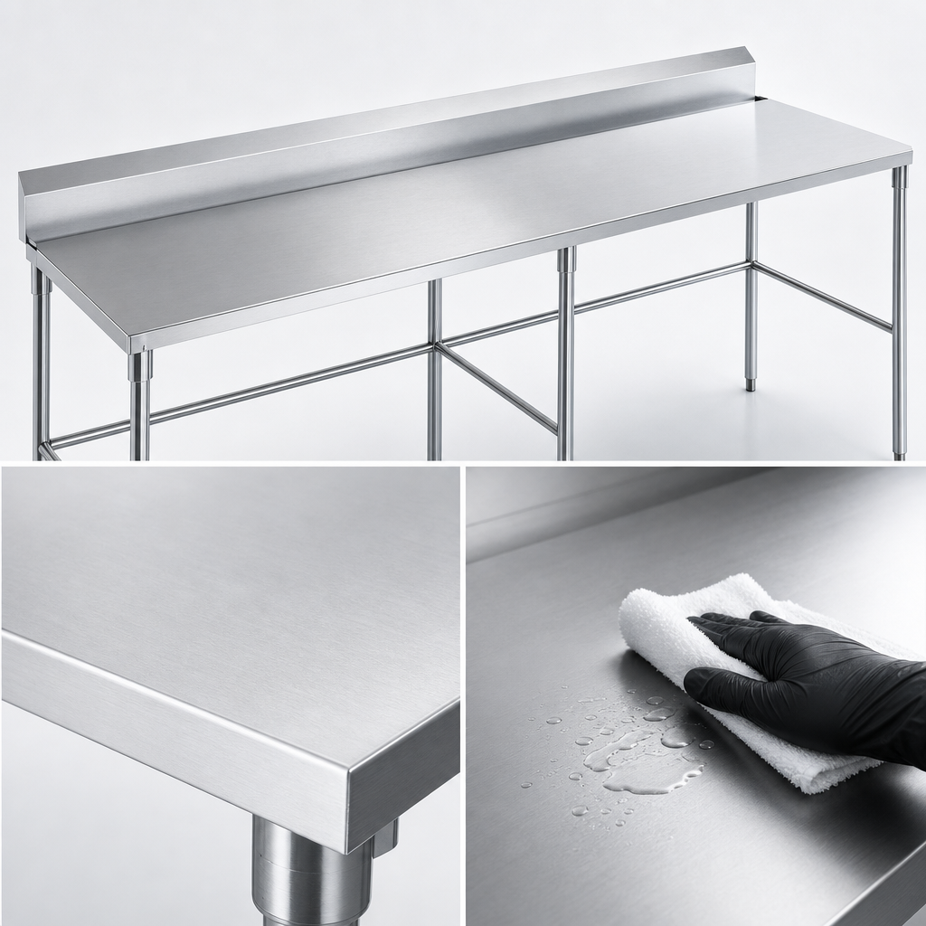 18-Gauge 430 Stainless Steel Top