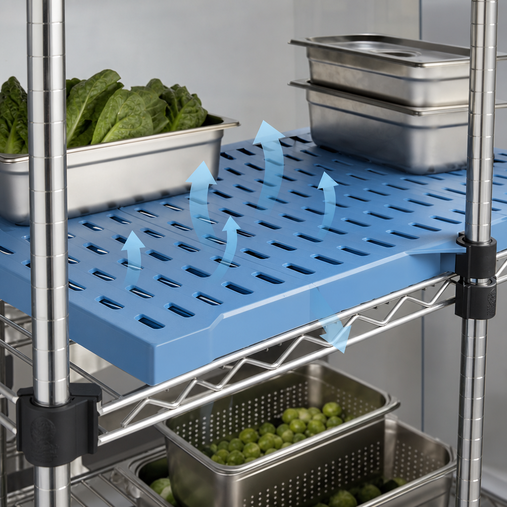Louvered Shelf Design