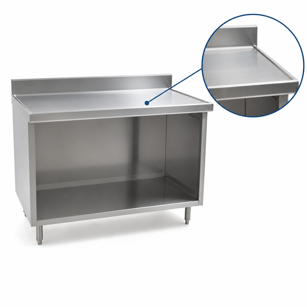 14-Gauge 304 Stainless Steel Top