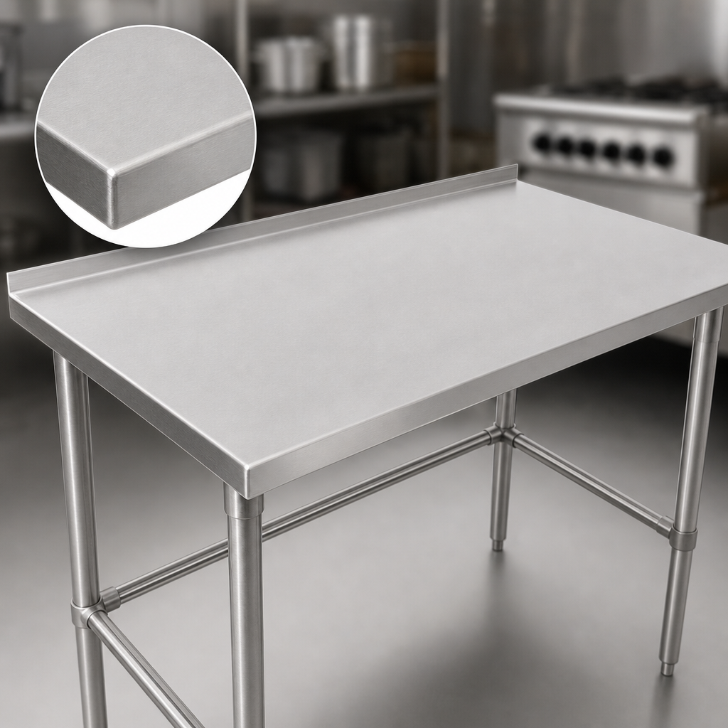 16-Gauge Stainless Steel Top