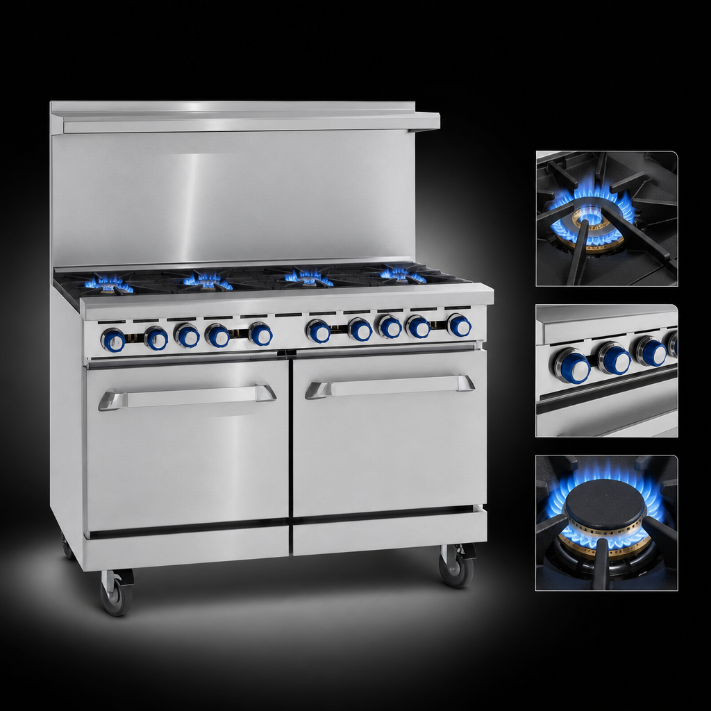Four Open Burners