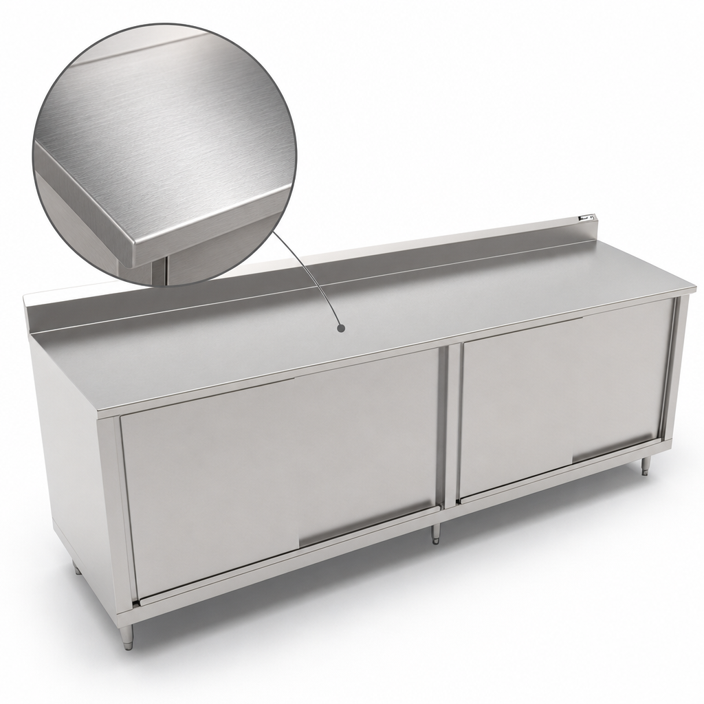 16-Gauge 300-Series Stainless Steel Top
