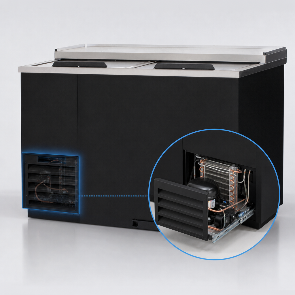 Bottom-Mounted Self-Contained Refrigeration