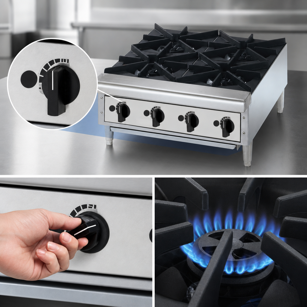 Manual Burner Controls