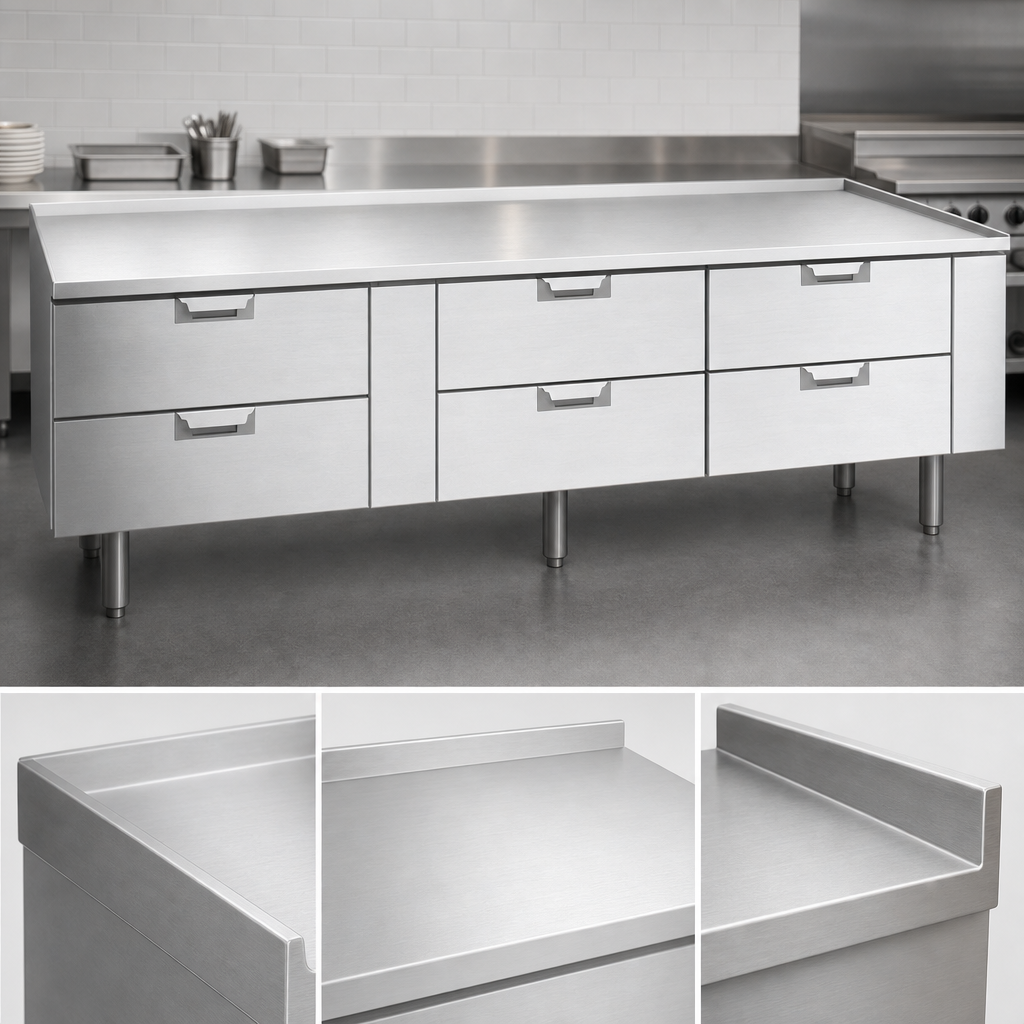 Heavy-Duty Stainless Steel Top