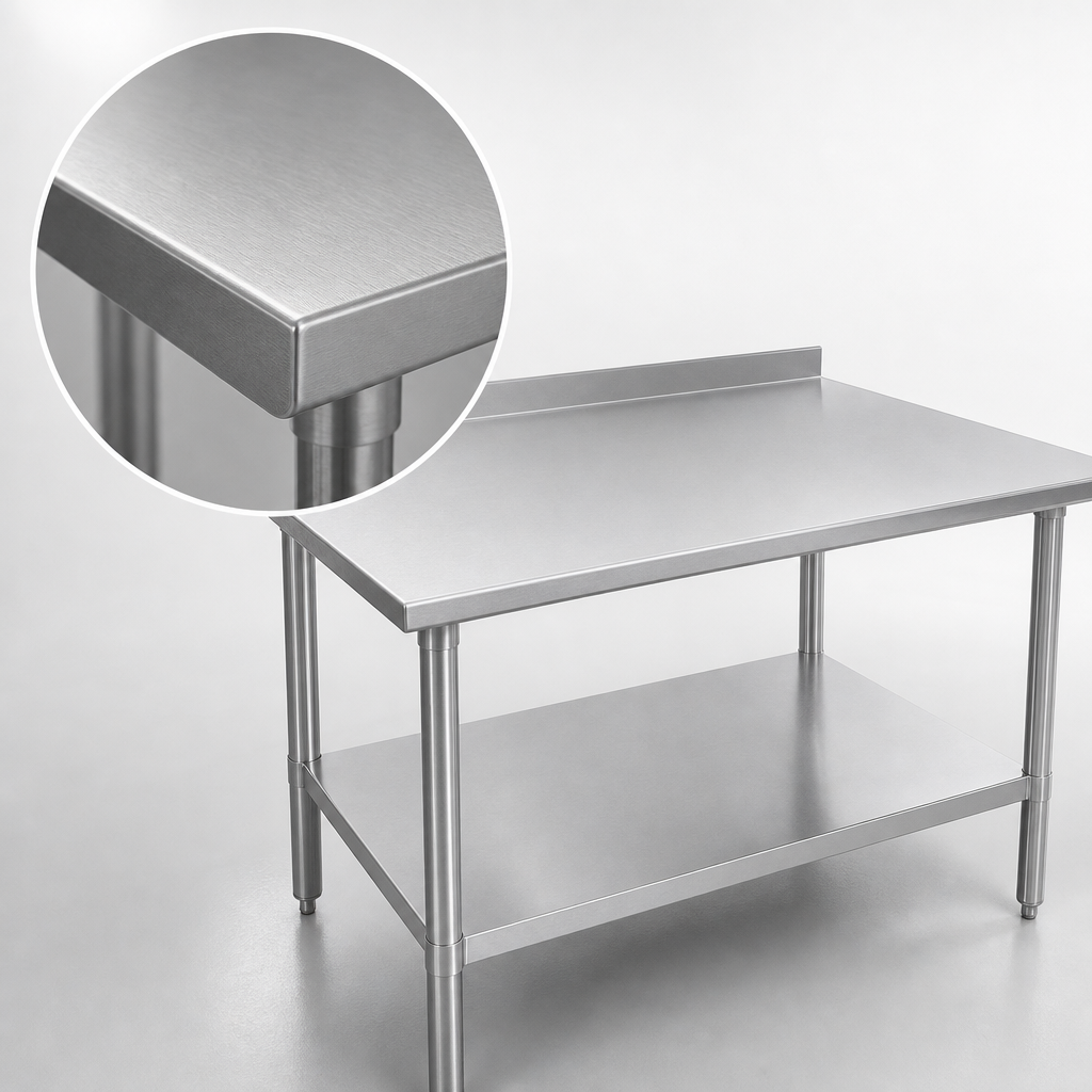 14-Gauge Stainless Steel Top