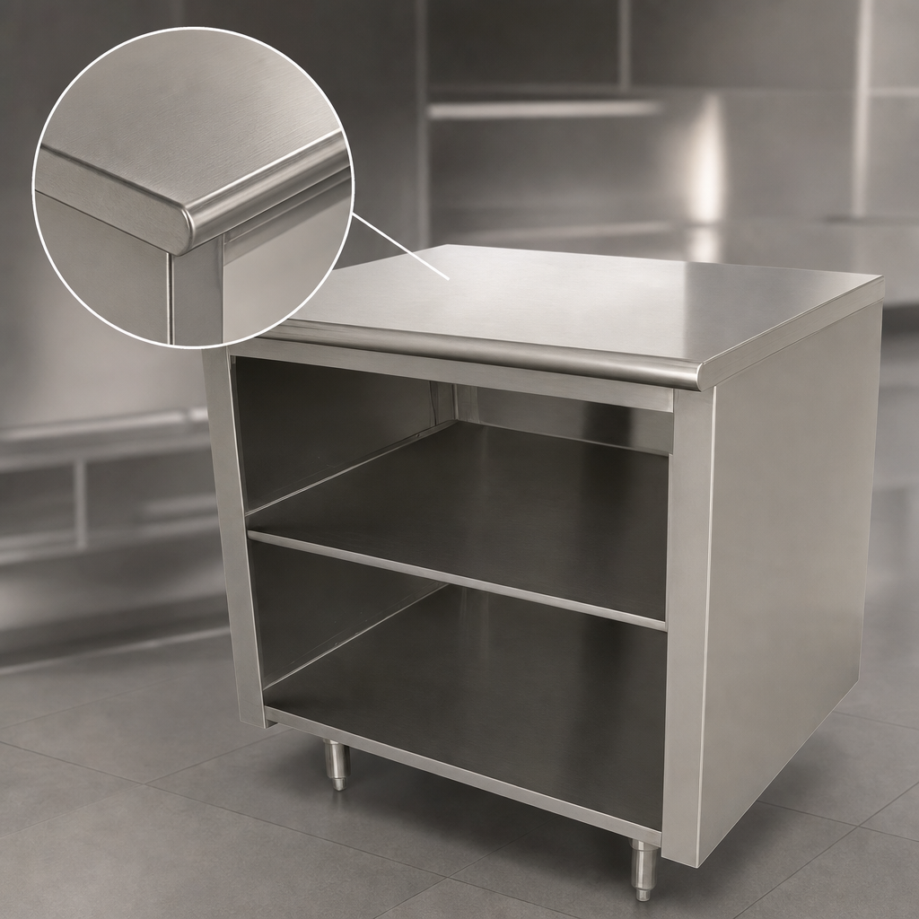14-Gauge 304 Stainless Steel Top