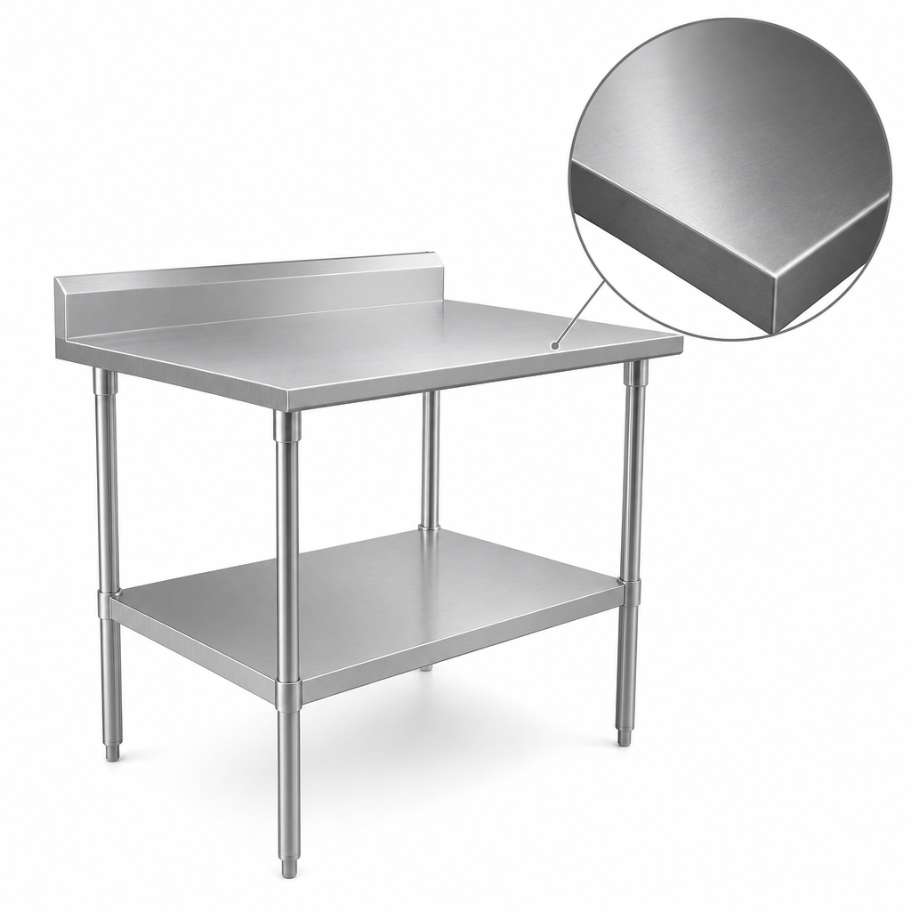 16-Gauge Stainless Steel Top