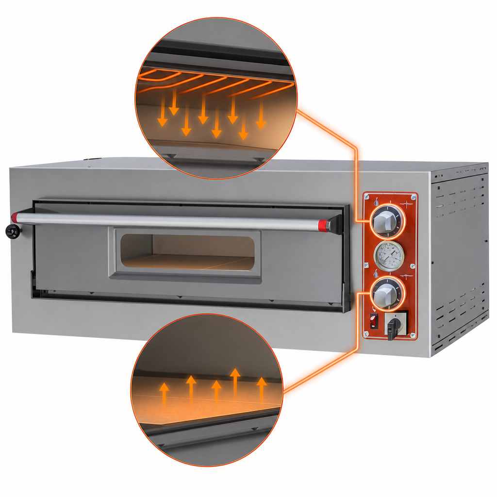 Independent Top And Bottom Heat Control