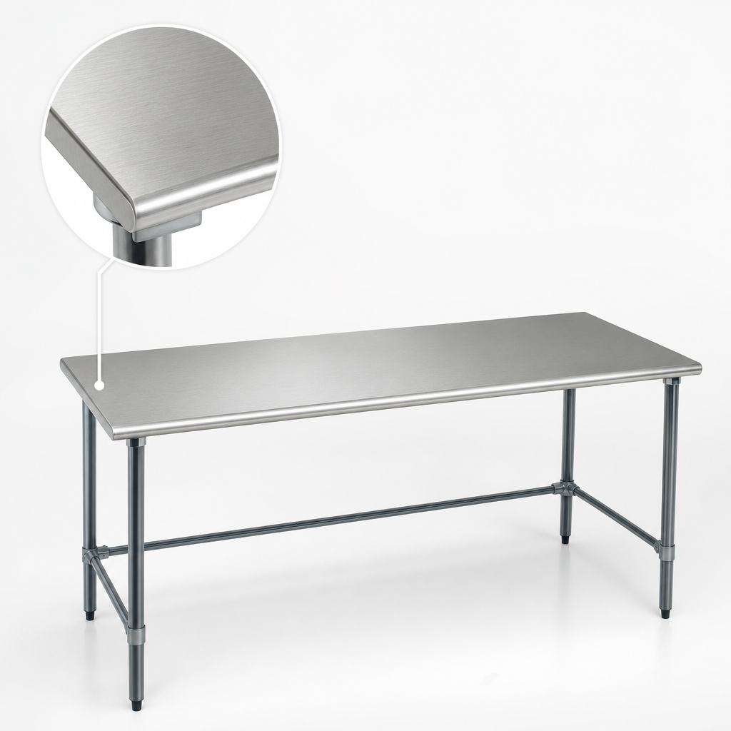 Reinforced Stainless Steel Top
