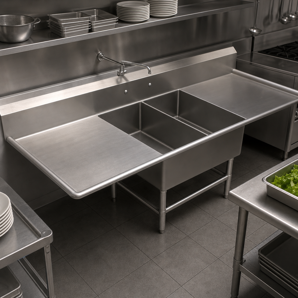 Two Large Sink Compartments