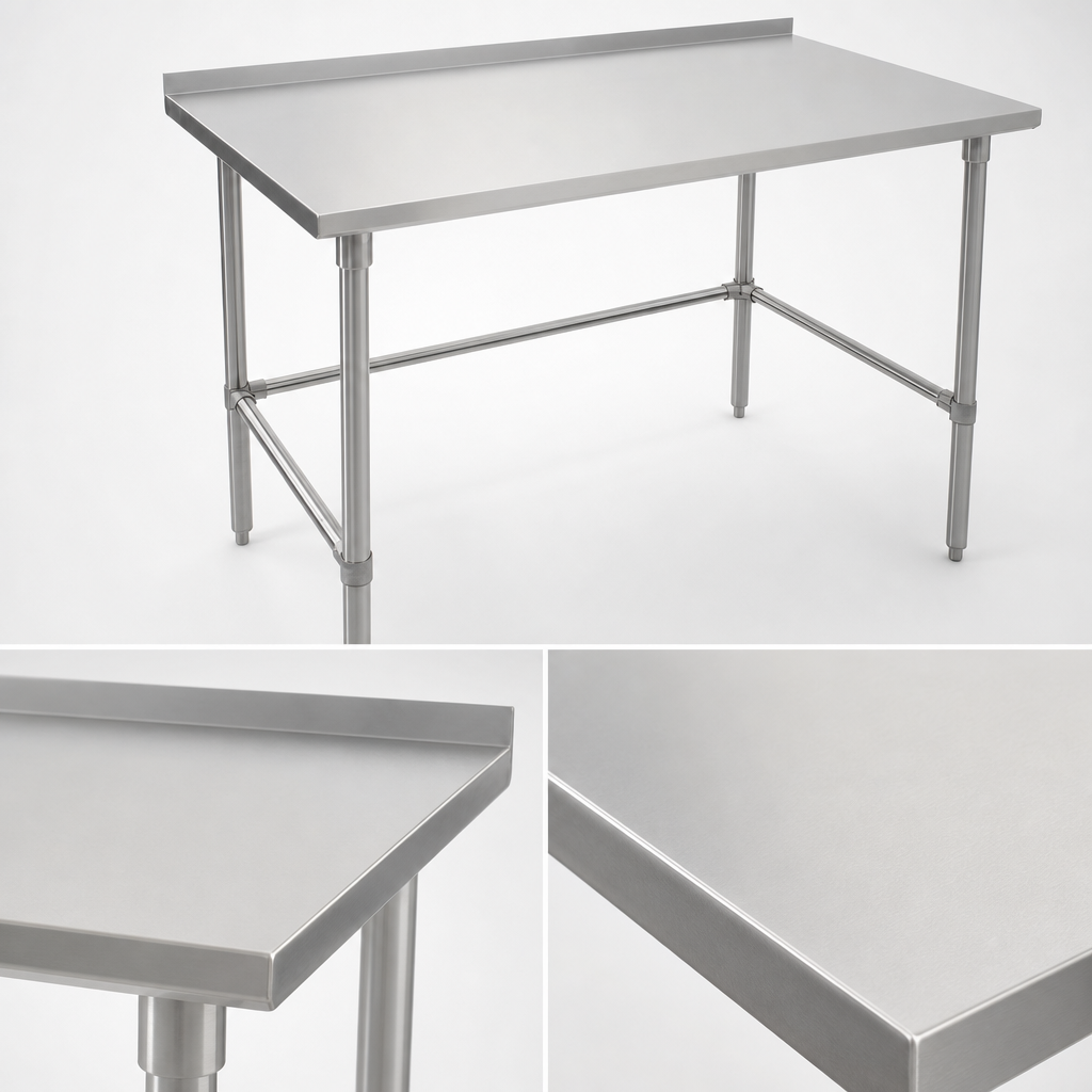 16-Gauge Stainless Steel Top