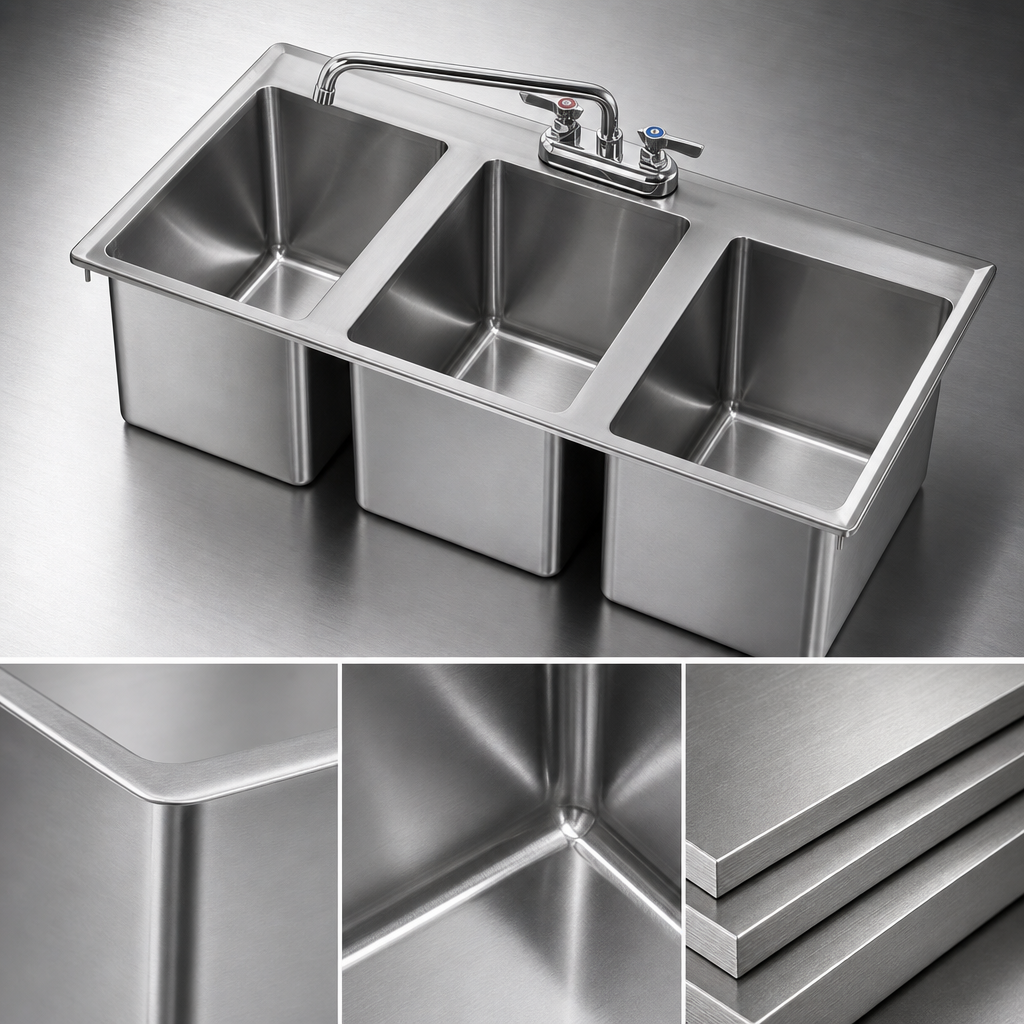 20-Gauge Stainless Steel Construction